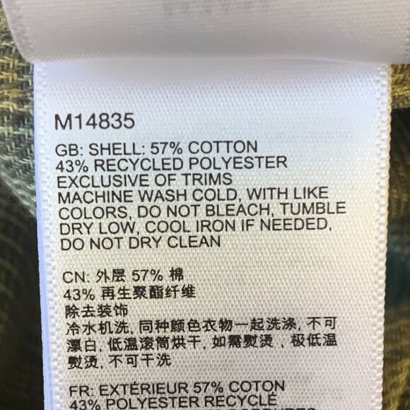 Marmot Women Fairfax Lightweight Boyfriend Flannel Shirt Wheat Medium NWT - Picture 12 of 12